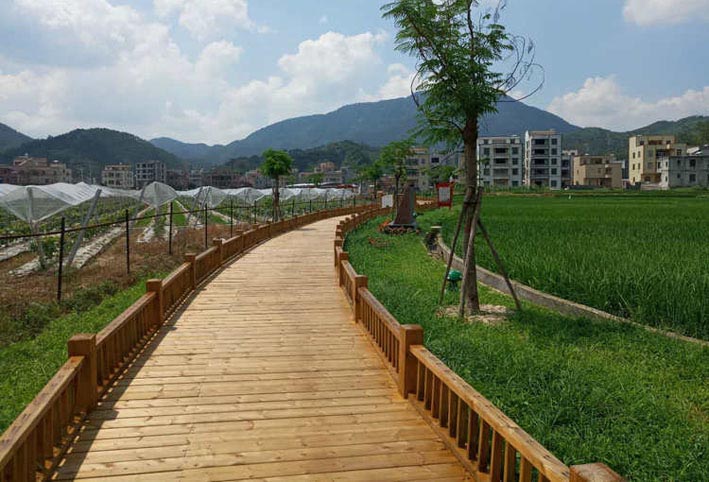 樟子松防腐木鋪